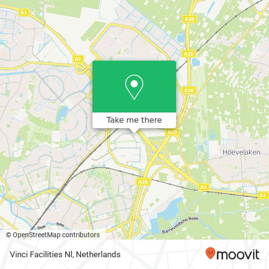 Vinci Facilities Nl map