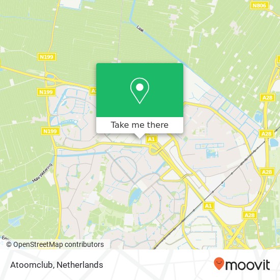 Atoomclub map