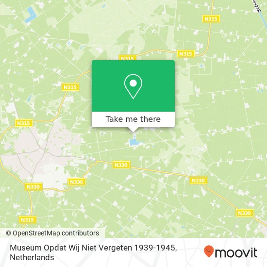 Museum Opdat Wij Niet Vergeten 1939-1945 map