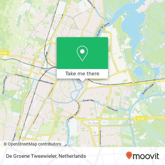 De Groene Tweewieler map