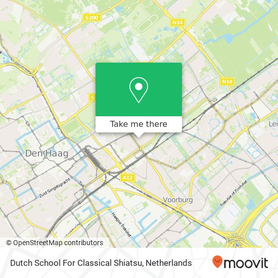 Dutch School For Classical Shiatsu map