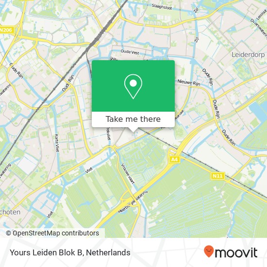 Yours Leiden Blok B Karte