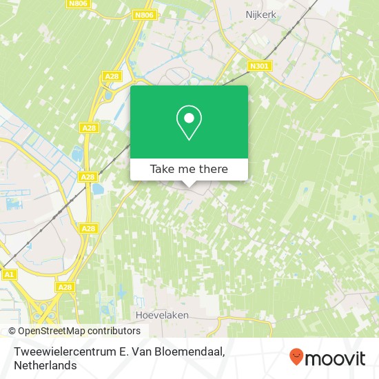 Tweewielercentrum E. Van Bloemendaal map