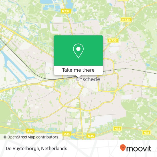 De Ruyterborgh map