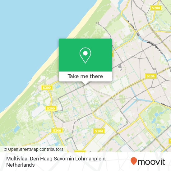 Multivlaai Den Haag Savornin Lohmanplein Karte