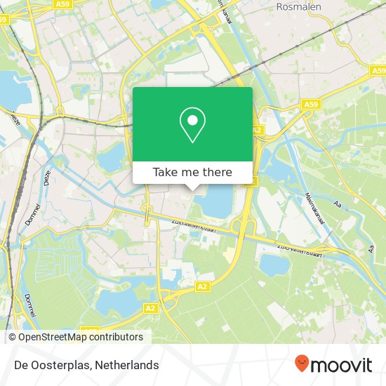 De Oosterplas map