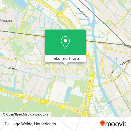 De Hoge Weide map