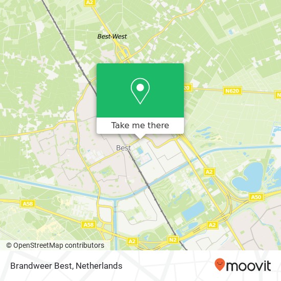 Brandweer Best map