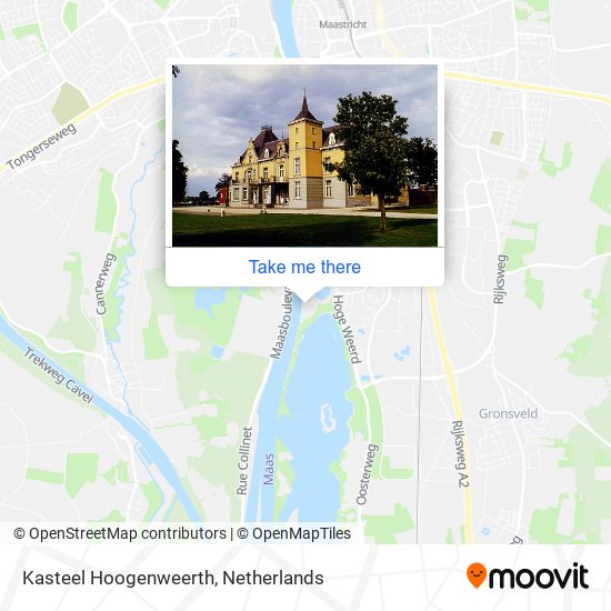 Kasteel Hoogenweerth Karte