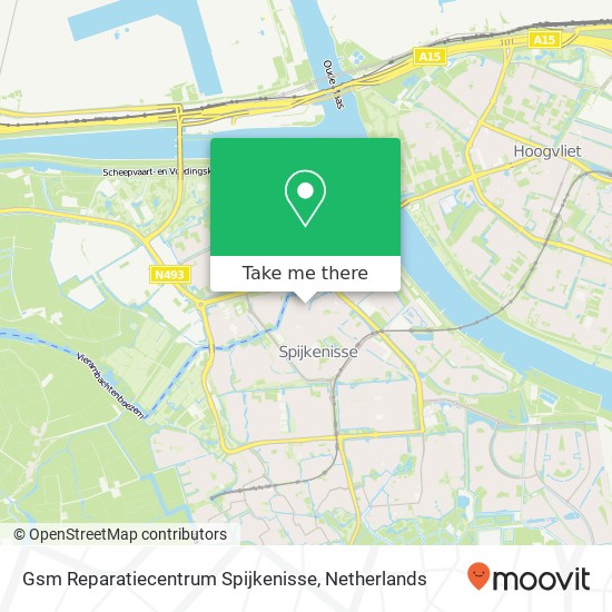 Gsm Reparatiecentrum Spijkenisse map