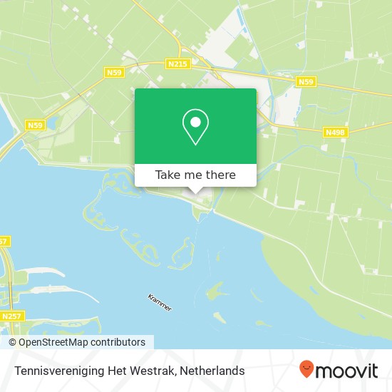 Tennisvereniging Het Westrak map