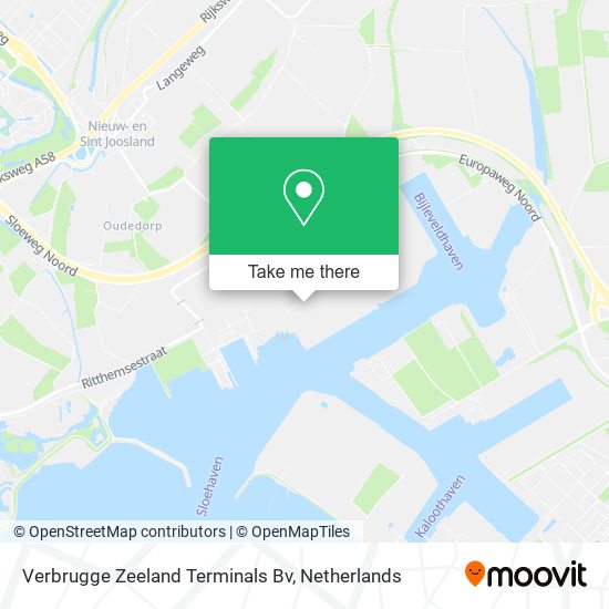 Verbrugge Zeeland Terminals Bv map