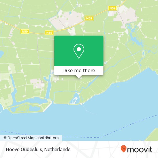 Hoeve Oudesluis map