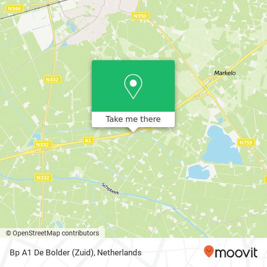 Bp A1 De Bolder (Zuid) map