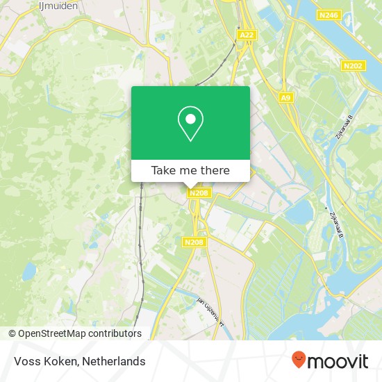 Voss Koken map