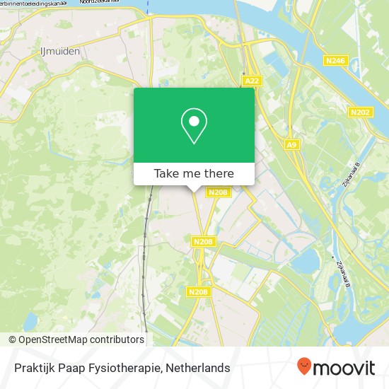 Praktijk Paap Fysiotherapie map