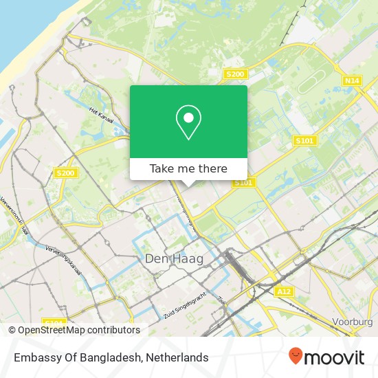 Embassy Of Bangladesh map