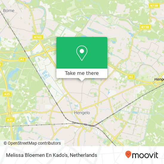 Melissa Bloemen En Kado's map