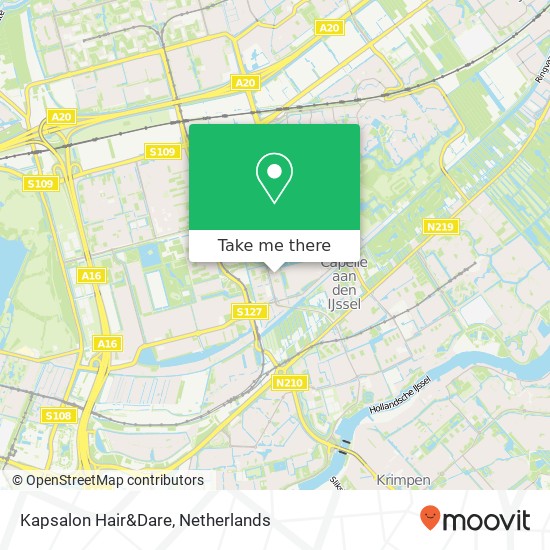 Kapsalon Hair&Dare map