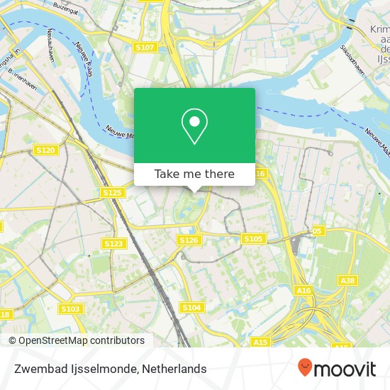 Zwembad Ijsselmonde Karte