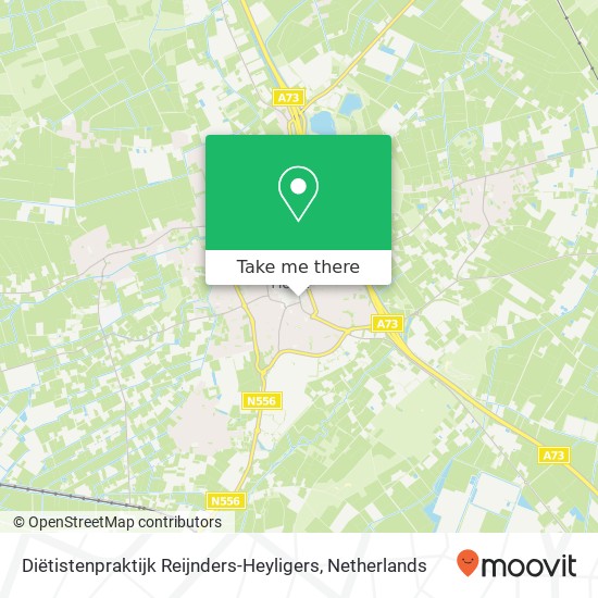 Diëtistenpraktijk Reijnders-Heyligers Karte