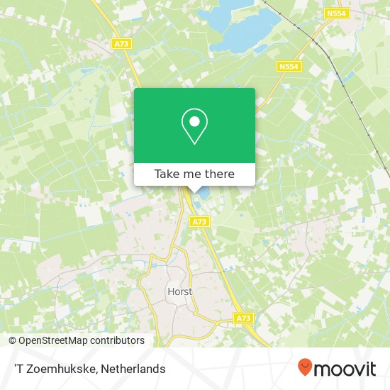 'T Zoemhukske map