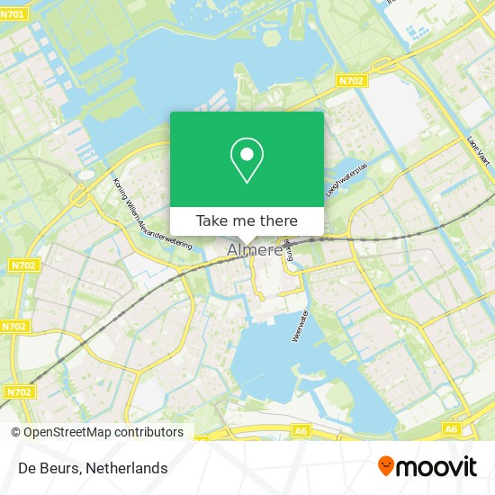 De Beurs map