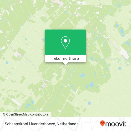 Schaapskooi Huenderhoeve map