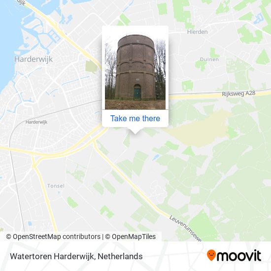 Watertoren Harderwijk Karte