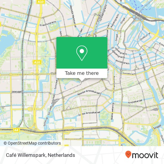 Café Willemspark map