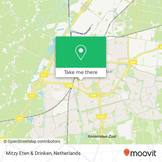 Mitzy Eten & Drinken map