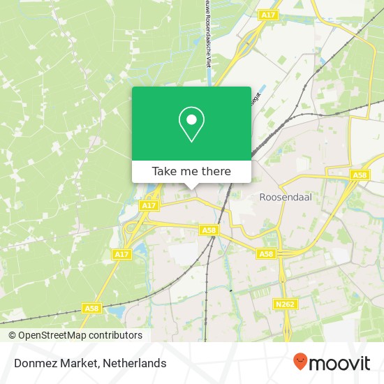 Donmez Market map