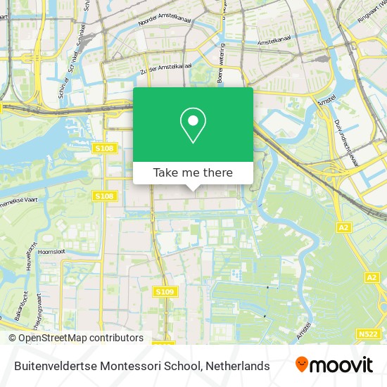 Buitenveldertse Montessori School map