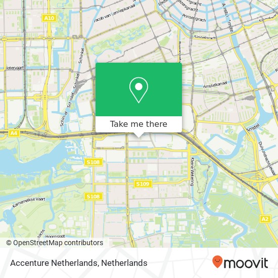 Accenture Netherlands map