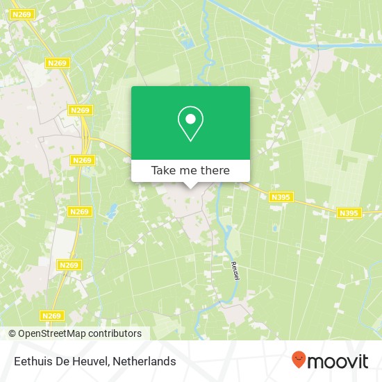 Eethuis De Heuvel Karte