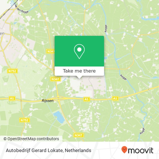 Autobedrijf Gerard Lokate map