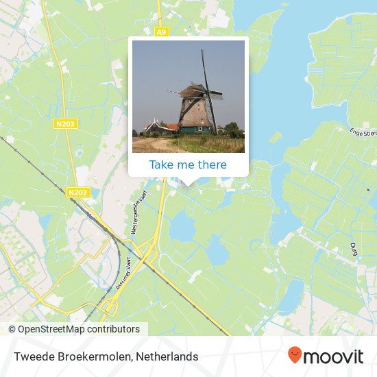 Tweede Broekermolen map