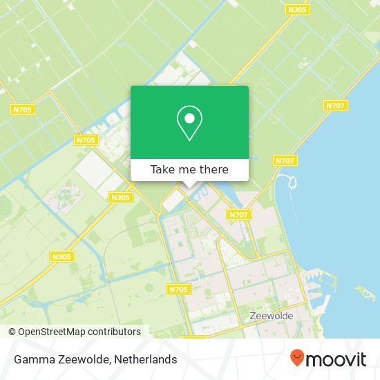 Gamma Zeewolde map