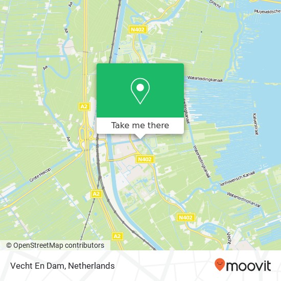 Vecht En Dam map