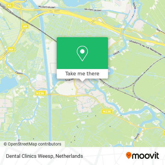 Dental Clinics Weesp map