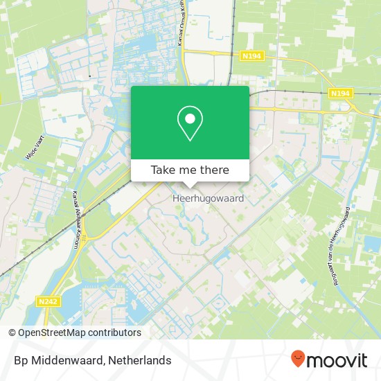 Bp Middenwaard map