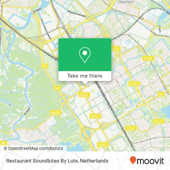 Restaurant Soundbites By Lute map