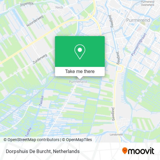 Dorpshuis De Burcht map
