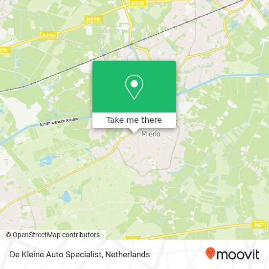 De Kleine Auto Specialist map