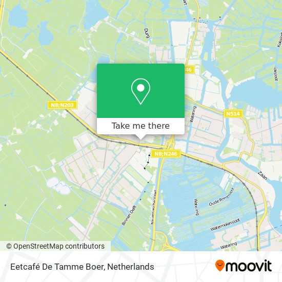 Eetcafé De Tamme Boer map