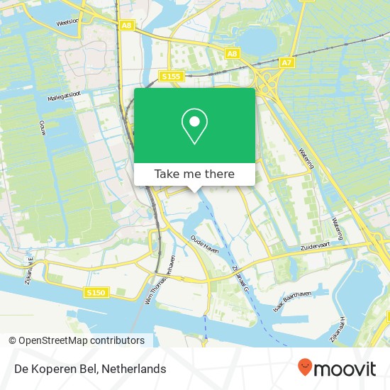 De Koperen Bel map