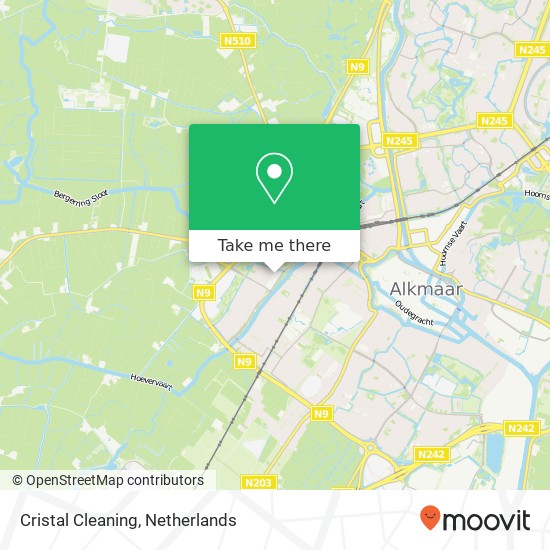 Cristal Cleaning map