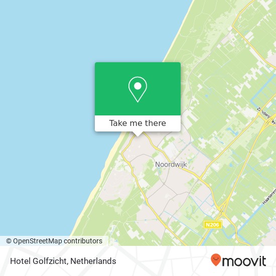 Hotel Golfzicht map