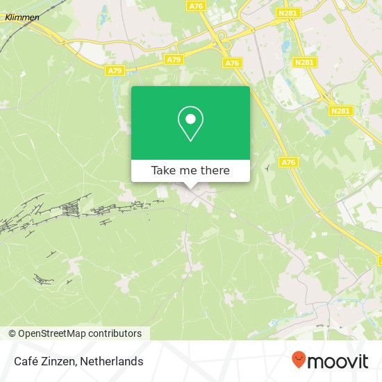 Café Zinzen map