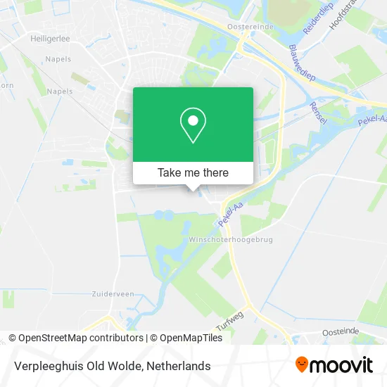 Verpleeghuis Old Wolde map